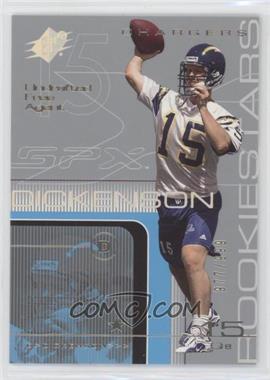 2001 SPx - [Base] #148.2 - Rookie Stars - Dave Dickenson (Helmet) /999