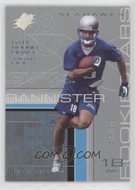 2001 SPx - [Base] #151.2 - Rookie Stars - Alex Bannister (Blue Shorts) /999