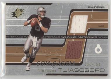 2001 SPx - Winning Materials - Bronze #WM-MT - Marques Tuiasosopo /750