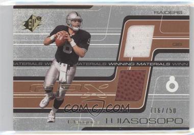 2001 SPx - Winning Materials - Bronze #WM-MT - Marques Tuiasosopo /750