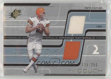 2001 SPx - Winning Materials - Silver #WM-TC - Tim Couch /250 [EX to NM]