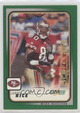 2001 Score - [Base] - Scorecard #177 - Jerry Rice /388