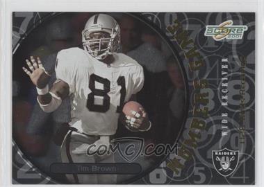 2001 Score - Numbers Game #NG-18 - Tim Brown /1128