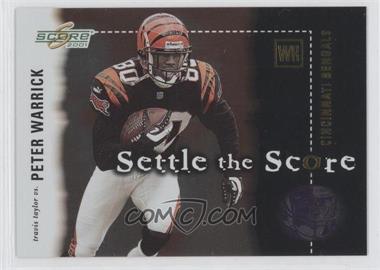 2001 Score - Settle the Score #SS-27 - Travis Taylor, Peter Warrick