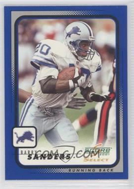 2001 Score Select - [Base] #68 - Barry Sanders