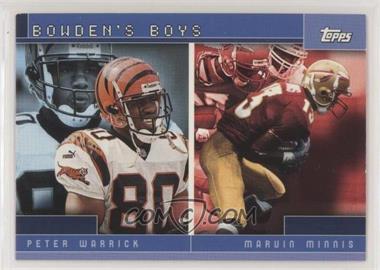 2001 Topps - Combos #TC10 - Peter Warrick, Marvin Minnis [EX to NM]