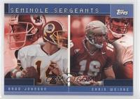 Chris Weinke, Brad Johnson