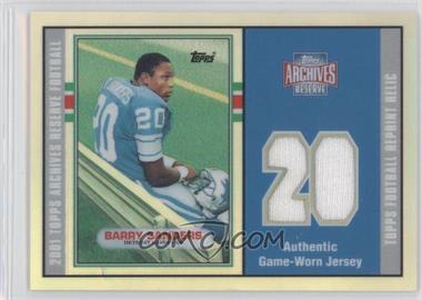 2001 Topps Archives Reserve - Reprint Relics #ARR-BS - Barry Sanders