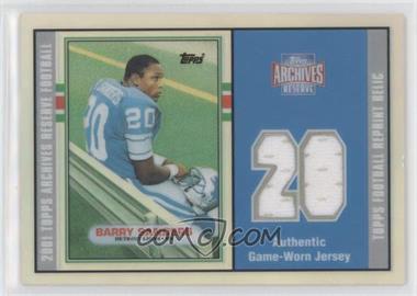 2001 Topps Archives Reserve - Reprint Relics #ARR-BS - Barry Sanders