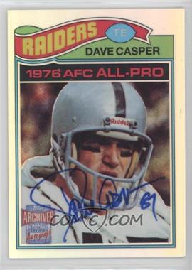 2001 Topps Archives Reserve - Rookie Reprint Autographs #ARA-DC - Dave Casper