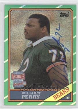 2001 Topps Archives Reserve - Rookie Reprint Autographs #ARA-WP - William Perry