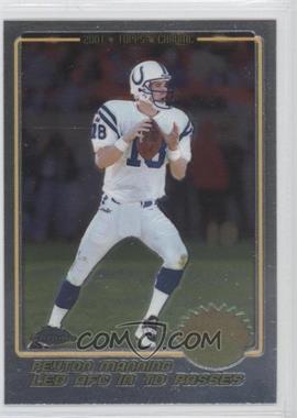 2001 Topps Chrome - [Base] #207 - Peyton Manning