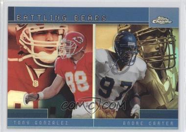 2001 Topps Chrome - Combos Refractor #TC12 - Andre Carter, Tony Gonzalez