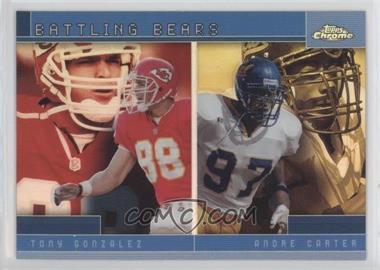 2001 Topps Chrome - Combos Refractor #TC12 - Andre Carter, Tony Gonzalez