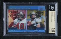 Mike Alstott, Drew Brees [BGS 9.5 GEM MINT]