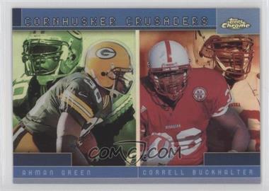 2001 Topps Chrome - Combos Refractor #TC16 - Ahman Green, Correll Buckhalter