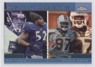 2001 Topps Chrome - Combos Refractor #TC19 - Ray Lewis, Reggie Wayne