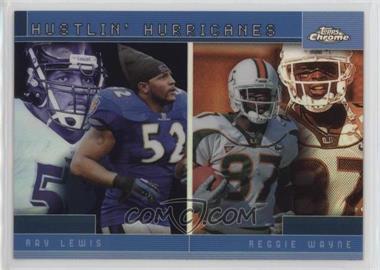 2001 Topps Chrome - Combos Refractor #TC19 - Ray Lewis, Reggie Wayne