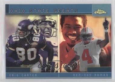 2001 Topps Chrome - Combos Refractor #TC5 - Cris Carter, Ken-Yon Rambo