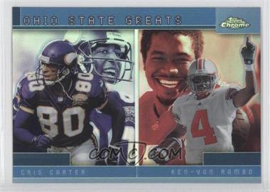 2001 Topps Chrome - Combos Refractor #TC5 - Cris Carter, Ken-Yon Rambo