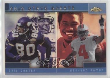 2001 Topps Chrome - Combos Refractor #TC5 - Cris Carter, Ken-Yon Rambo