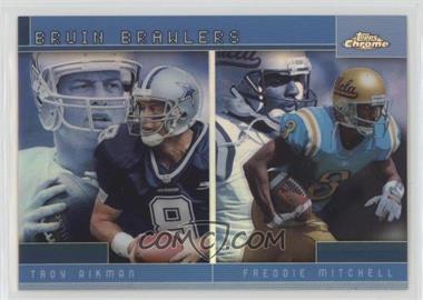 2001 Topps Chrome - Combos Refractor #TC6 - Troy Aikman, Freddie Mitchell