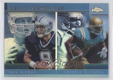 2001 Topps Chrome - Combos Refractor #TC6 - Troy Aikman, Freddie Mitchell