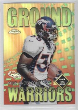 2001 Topps Chrome - Own The Game Refractor #GW4 - Mike Anderson