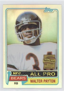 2001 Topps Chrome - Walter Payton Refractor Reprints #WP6 - Walter Payton