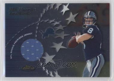 2001 Topps Finest - Rookie Premiere Jerseys #RPJ-MM - Mike McMahon