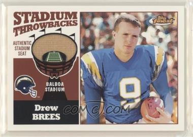 2001 Topps Finest - Stadium Throwbacks #FS-DB - Drew Brees