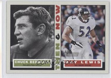 2001 Topps Heritage - Then & Now #TN-BL - Chuck Bednarik, Ray Lewis