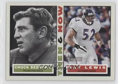 2001 Topps Heritage - Then & Now #TN-BL - Chuck Bednarik, Ray Lewis