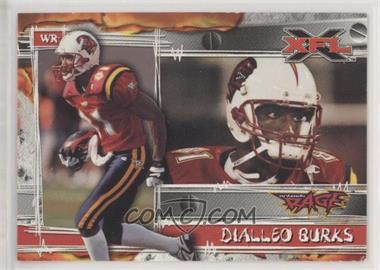 2001 Topps XFL - [Base] #18 - Dialleo Burks