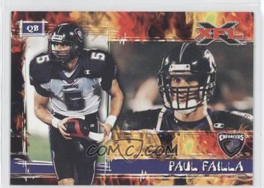 2001 Topps XFL - [Base] #52 - Paul Failla