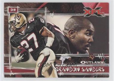 2001 Topps XFL - [Base] #62 - Brandon Sanders [EX to NM]