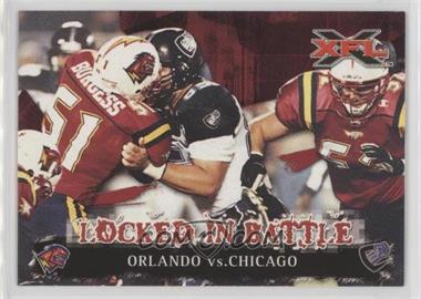 2001 Topps XFL - [Base] #81 - Locked in Battle - Orlando vs. Chicago