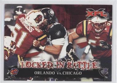 2001 Topps XFL - [Base] #81 - Locked in Battle - Orlando vs. Chicago