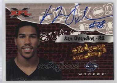 2001 Topps XFL - Endzone Autographs #_KEOX - Ken Oxendine