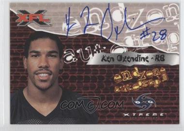 2001 Topps XFL - Endzone Autographs #_KEOX - Ken Oxendine
