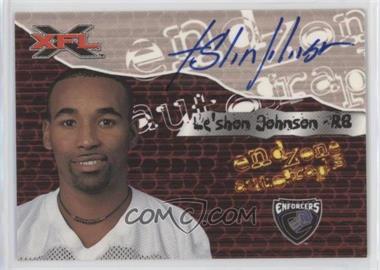 2001 Topps XFL - Endzone Autographs #_LEJO - Le'shon Johnson