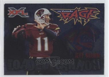 2001 Topps XFL - Loaded Cannon #4 - Jeff Brohm