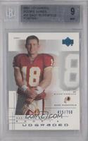 Making the Grade Rookie - Sage Rosenfels (Portrait) [BGS 9 MINT] #/750