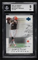 Making the Grade Rookie - Quincy Morgan (Action) [BGS 9 MINT] #/750