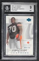 Making the Grade Rookie - Gerard Warren (Portrait) [BGS 9 MINT] #/750