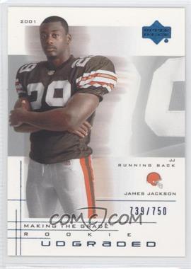 2001 UD Graded - [Base] #63.2 - Making the Grade Rookie - James Jackson (Portrait) /750