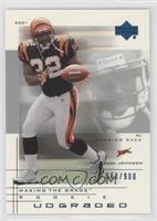 Making the Grade Rookie - Rudi Johnson (Action) #/900