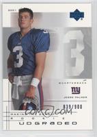 Making the Grade Rookie - Jesse Palmer (Portrait) #/900