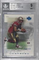 Making the Grade Rookie - Kevan Barlow (Action) [BGS 9 MINT] #/900