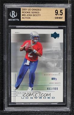 2001 UD Graded - [Base] #85.1 - Making the Grade Rookie - Josh Booty (Action) /900 [BGS 9.5 GEM MINT]